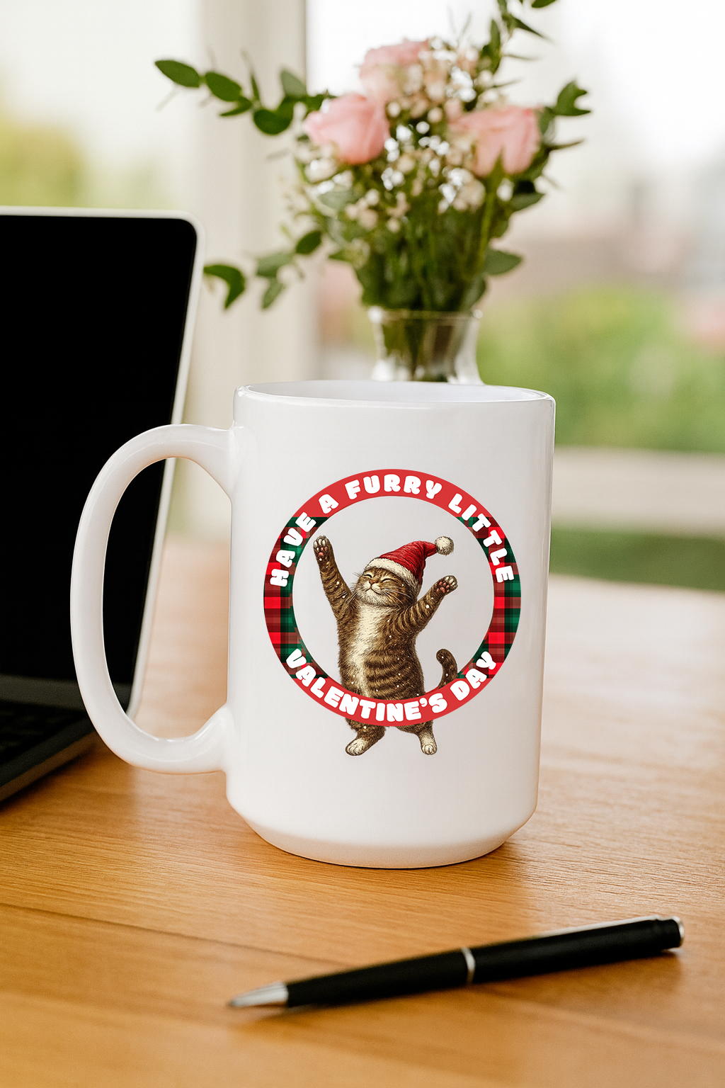 Valentines Coffee Mug for Cat Owner