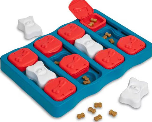 Interactive Dog Puzzle Toy – Treat Dispensing Brain Game for Mental Stimulation & Anxiety Relief | Slow Feeder Enrichment Toy