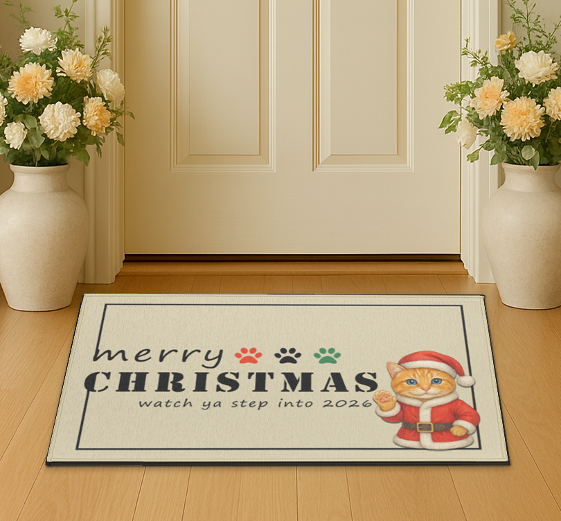 Merry Christmas Indoor Doormat